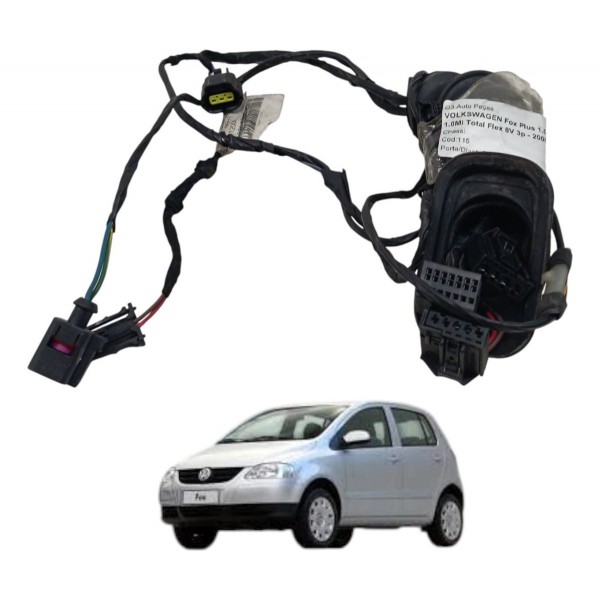 Chicote Porta Dianteira Direita Volkswagen Fox 1.0 2008