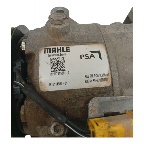 Compressor Ar Condicionado Citroen C3 1.2 Pure Tech 2018