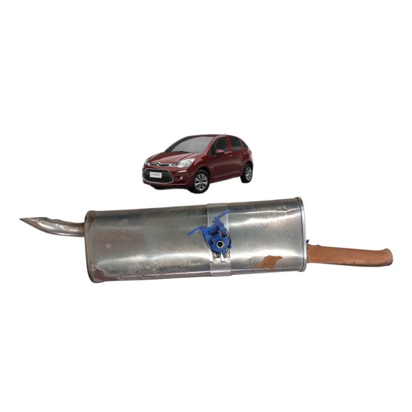 Silencioso Escapamento Duplo Citroen C3 1.5 2015