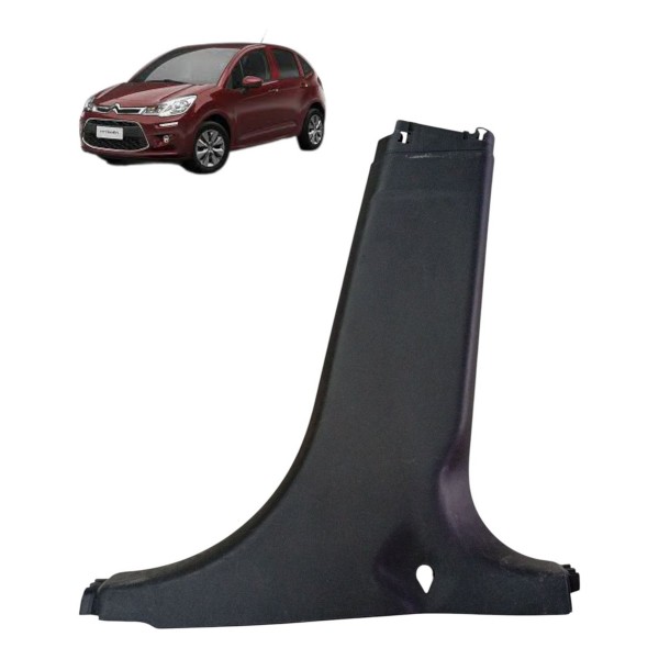 Moldura Inferior Coluna Central Direita Citroen C3 2015