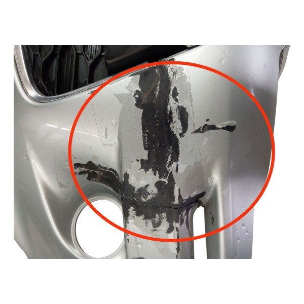 Parachoque Dianteiro Citroen C3 Tendence 2014 2015 Detalhe Prateado