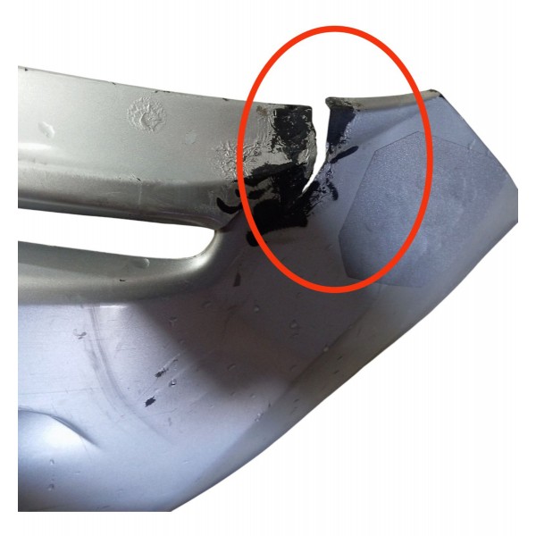 Parachoque Dianteiro Citroen C3 Tendence 2014 2015 Detalhe Prateado