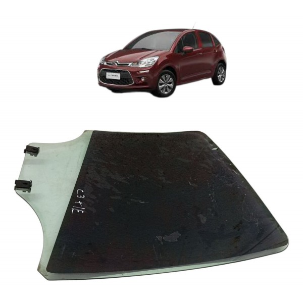 Vidro Porta Traseiro Esquerdo Citroen C3 1.2 2018