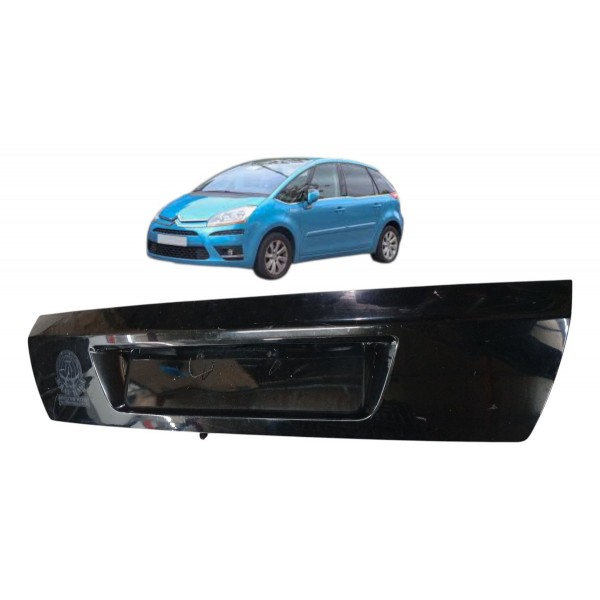 Friso Placa Tampa Traseiro Citroen C4 Picasso 2009 Detalhe
