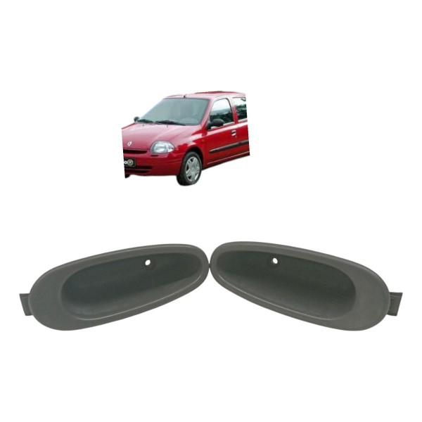 Par Puxador Interno Dianteiro Porta Renault Clio 2001 2002