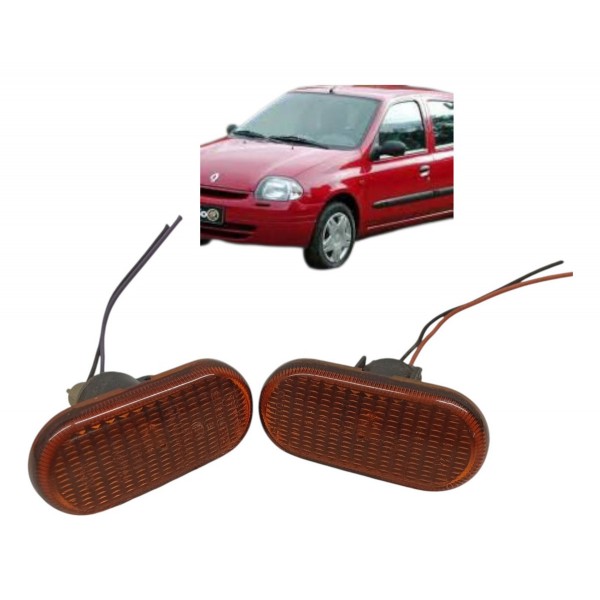 Par Lanterna Pisca Lateral Paralama Renault Clio 2007 2008