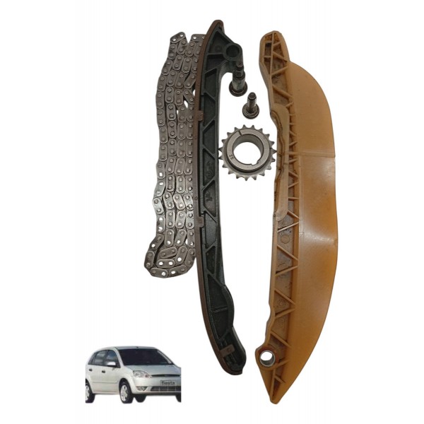 Kit Corrente Comando Ford Ka Fiesta 1.6 2004