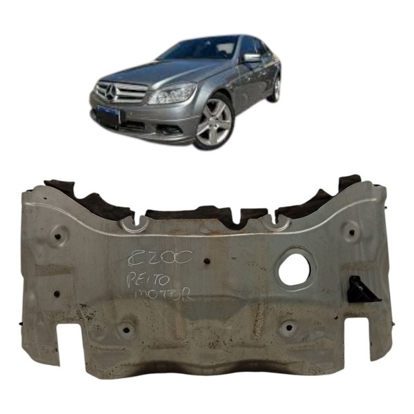 Protetor Defletor Calor Motor Mercedes C180 C200 2008