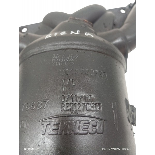 Coletor Escape Fiat Siena 1.0 8v 2008 2009 2010