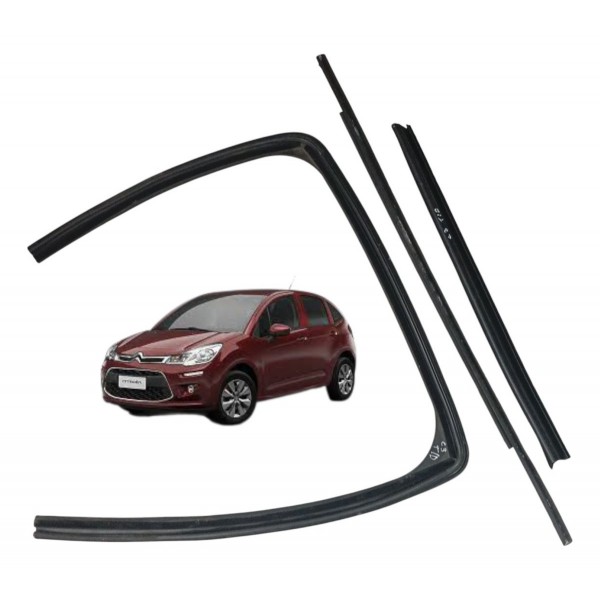 Kit Pestana Canaleta Traseira Direita Citroen C3 2018