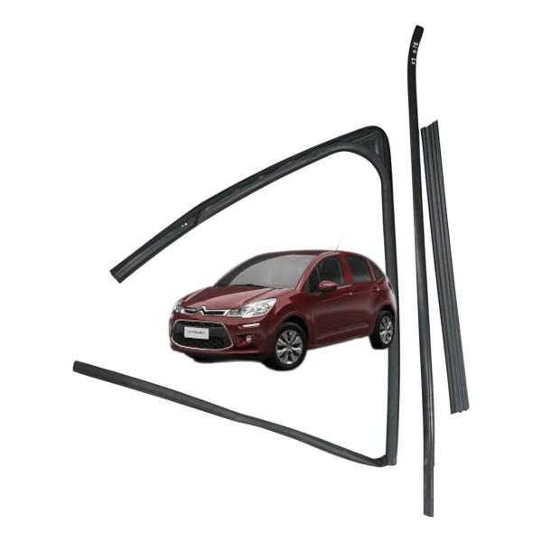 Kit Pestana Canaleta Dianteira Esquerda Citroen C3 2018