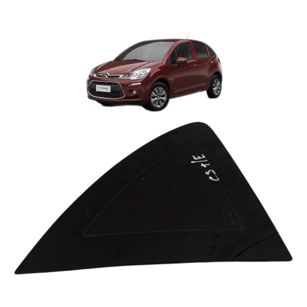 Vidro Fixo Traseiro Esquerdo Citroen C3 1.2 2018