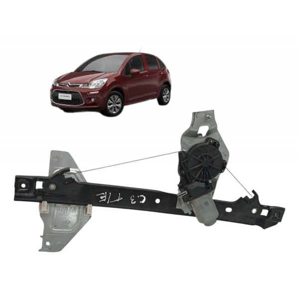 Maquina Viidro Eletrico Traseiro Esquerdo Citroen C3 2018