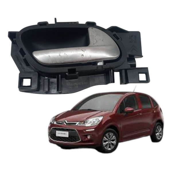 Maçaneta Interna Traseira Direita Citroen C3 1.2 2018
