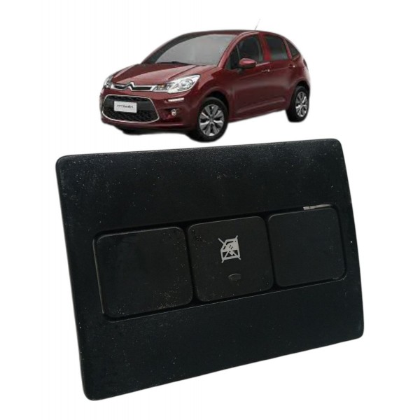 Botão Trava Vidro Sensor Alarme Citroen C3 2017