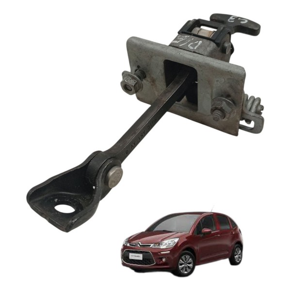 Limitador Porta Dianteiro Esquerdo Citroen C3 1.2 2018
