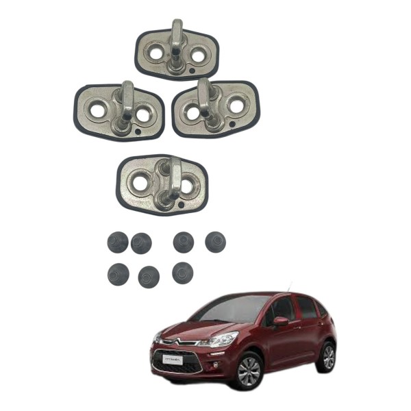 Kit Batente Porta Citroen C3 1.2 2016 2017 2018