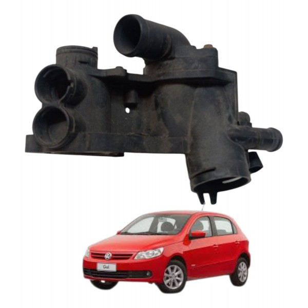 Carcaça Válvula Termostática Volkswagen Gol G5 Fox 1.6 2016