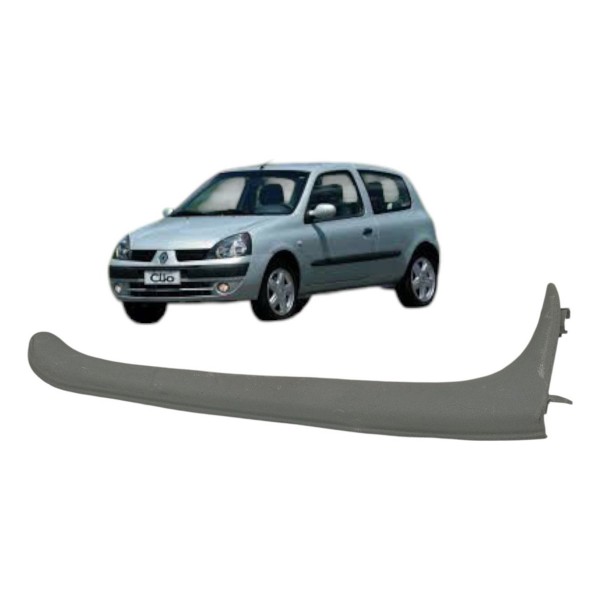 Moldura Coluna Dianteira Esquerda Renault Clio 2004