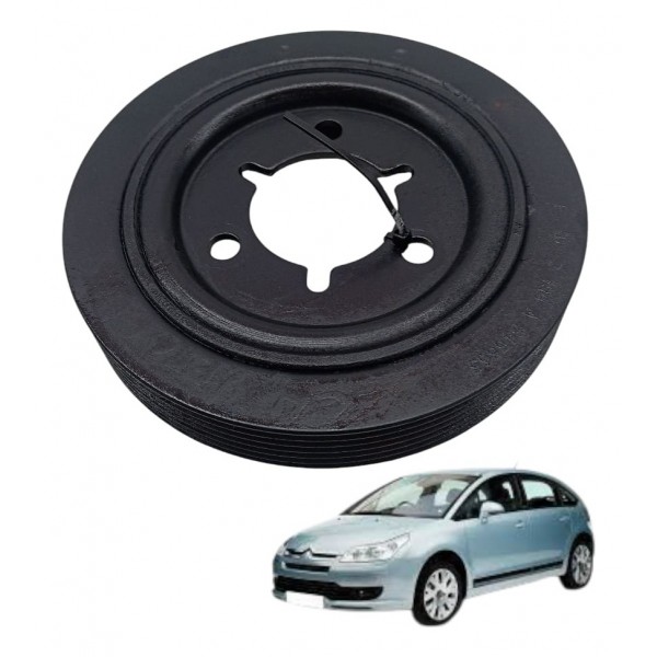Polia Virabrequim Motor Citroen C4 Glx 1.6 2013