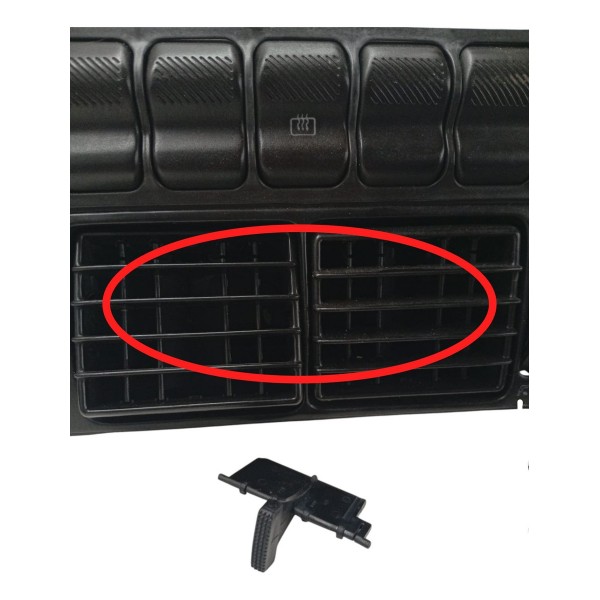 Molduro Difusor Ar Central Volkswagen Gol 2005 Detalhe