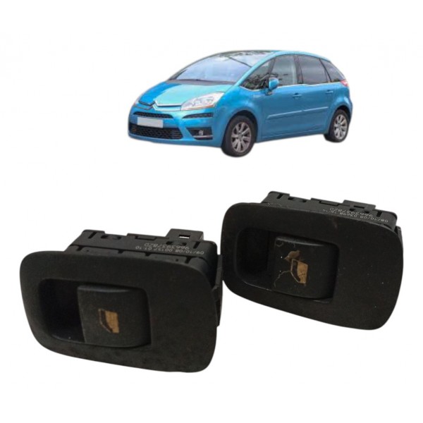 Botão Vidro Eletrico Traseiro Citroen C4 Picasso 2009