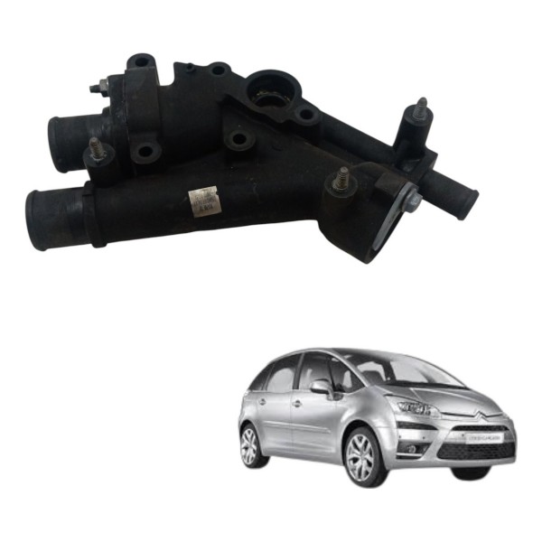 Carcaça Válvula Termostática Citroen C4 Picasso 2.0 2009