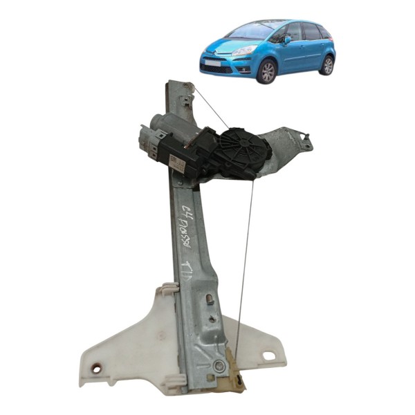 Maquina Vidro Traseiro Direito Citroen C4 Picasso 2009
