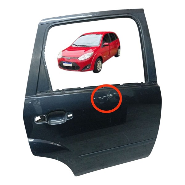 Porta Traseiro Direita Ford Fiesta 2013 Detalhe