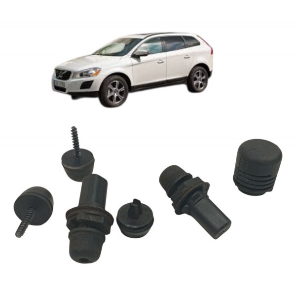 Kit Batente Limitador Encosto Traseiro Volvo Xc60 T5 2012