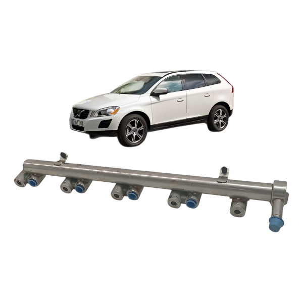 Flauta Bico Injetor Volvo Xc60 2.0 T5 2012 2013
