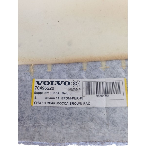 Carpete Traseiro Volvo Xc60 T5 2.0 2012 2013