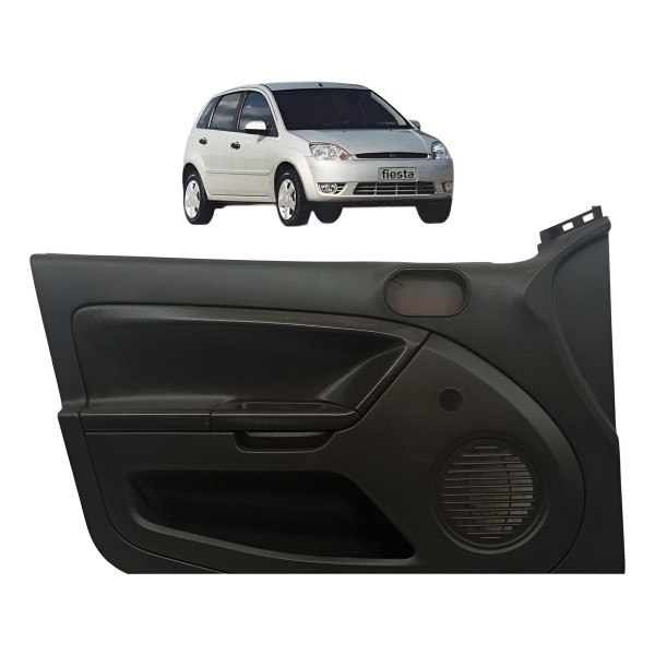 Forro Porta Dianteira Esquerda Ford Fiesta 4p 2006 2007 2008