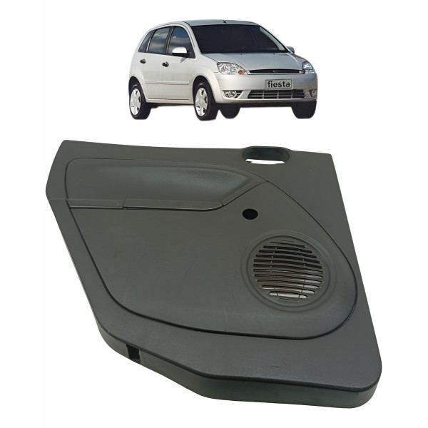 Forro Porta Traseira Esquerda Ford Fiesta 4p 2006 2007 2008