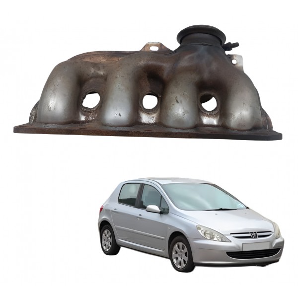 Escapamento Coletor Escape Peugeot 307 Sw 2.0 2005 2006 2007