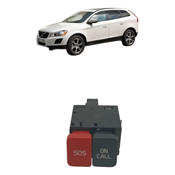 Botao Interruptor Sos On Call Volvo Xc60 T5 2012