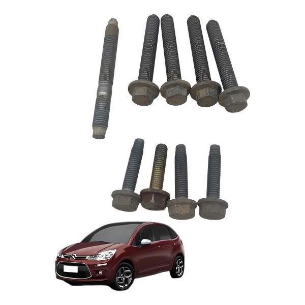 Kit Parafusos Fixação Cambio Citroen C3 1.2 2018