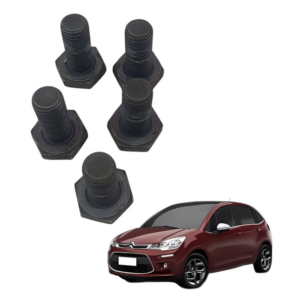 Kit Parafusos Fixação Volante Motor Citroen C3 1.2 2018