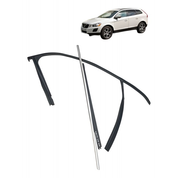 Kit Pestana Canaleta Dianteira Esquerda Volvo Xc60 T5 2012