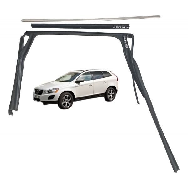 Kit Pestana Canaleta Traseira Esquerda Volvo Xc60 T5 2012