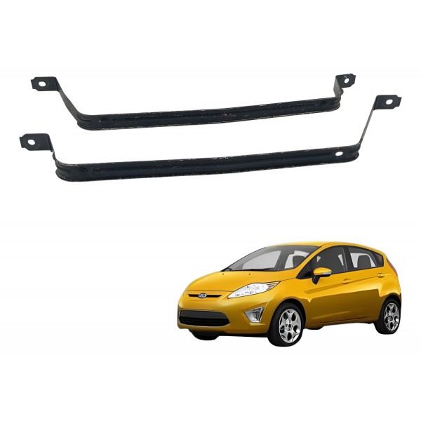 Par Alça Suporte Tanque Combustivel Ford Fiesta 2013