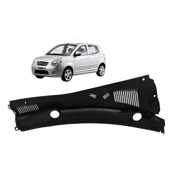 Grade Churrasqueira Esquerda Kia Picanto 1.0 2009 Detalhe