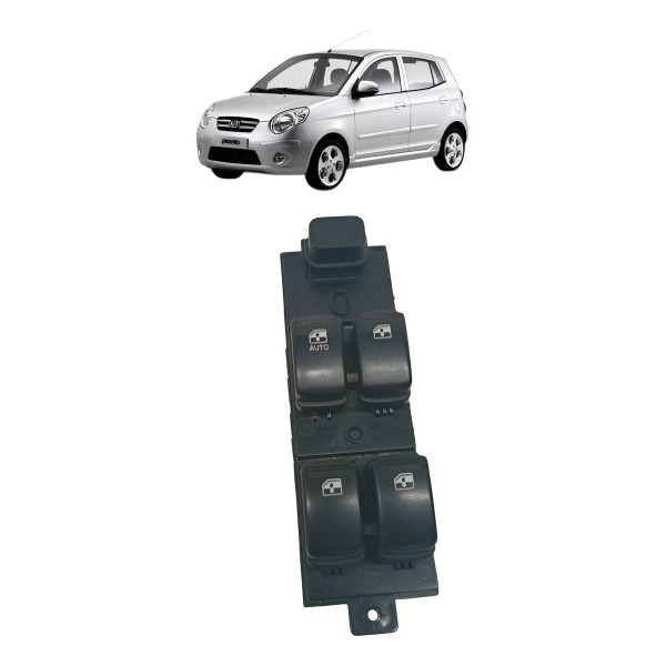 Botão Comando Vidro Eletrico Esquerdo Kia Picanto 1.0 2009