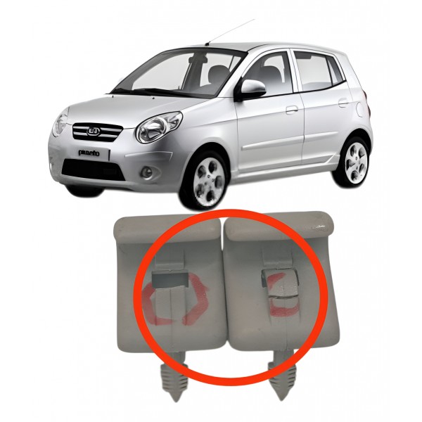 Par Presilha Quebra Sol Kia Picanto 1.0 2009 2010 Detalhe