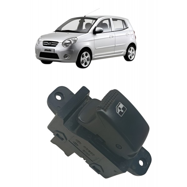 Botão Vidro Elétrico Traseiro Esquerdo Kia Picanto 1.0 2009
