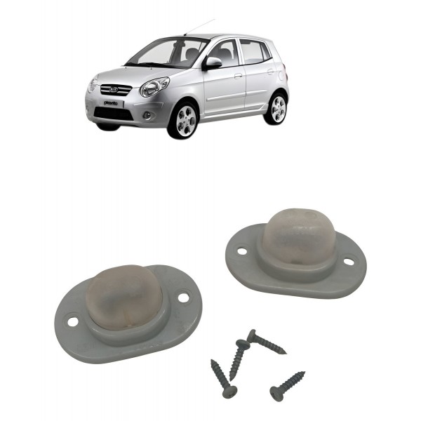 Par Moldura Luz Placa Kia Picanto 1.0 2009 2010