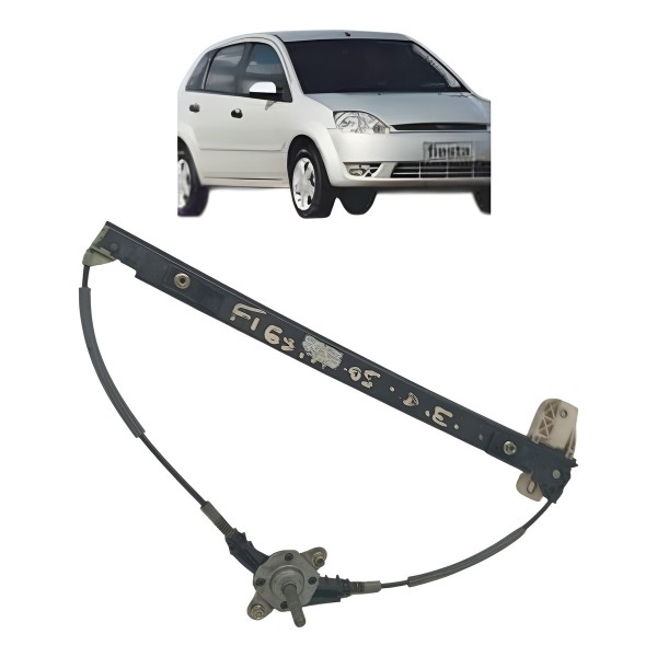 Maquina Vidro Elétrico Dianteiro Esquerdo Ford Fiesta 2007