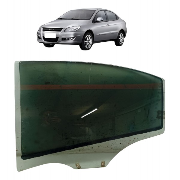 Vidro Porta Traseiro Esquerdo Chery Cielo 2012