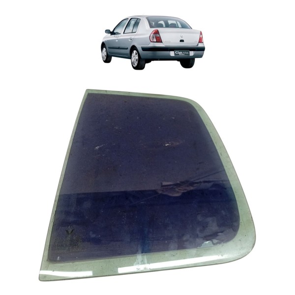 Vidro Fixo Traseiro Direito Clio Sedan 1.0 2008