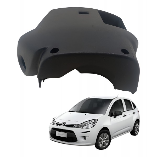 Moldura Coluna Direção Citroen C3 2017 2018 Detalhe